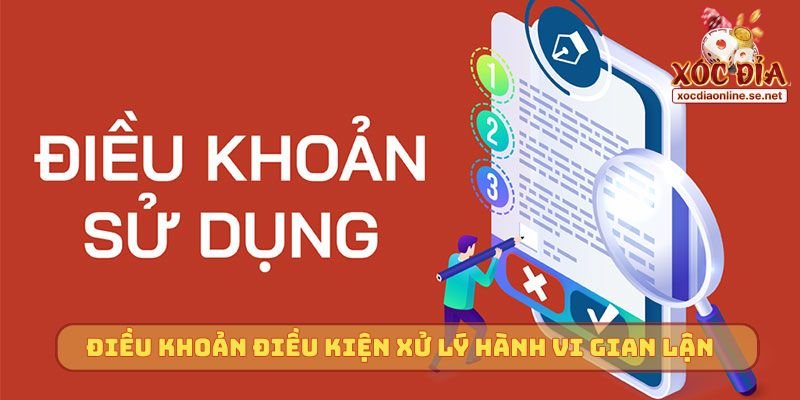 Điều khoản điều kiện xử lý hành vi gian lận