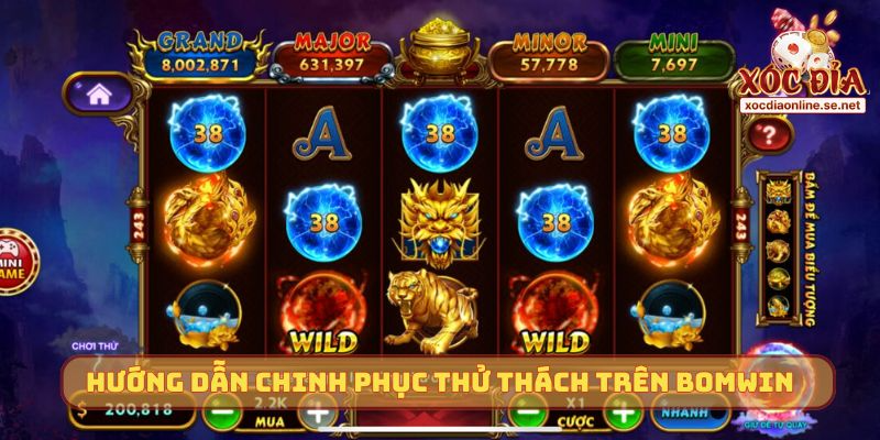 Hướng dẫn chinh phục thử thách trên Bomwin