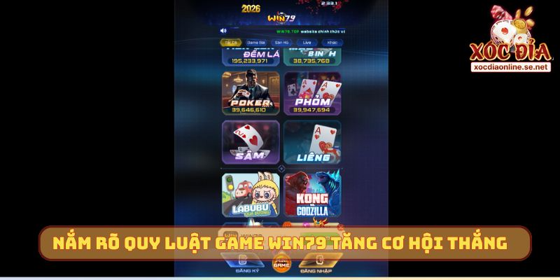 Nắm rõ quy luật game Win79 tăng cơ hội thắng